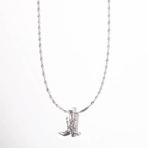 Cowboy boot necklace - South Western jewelry